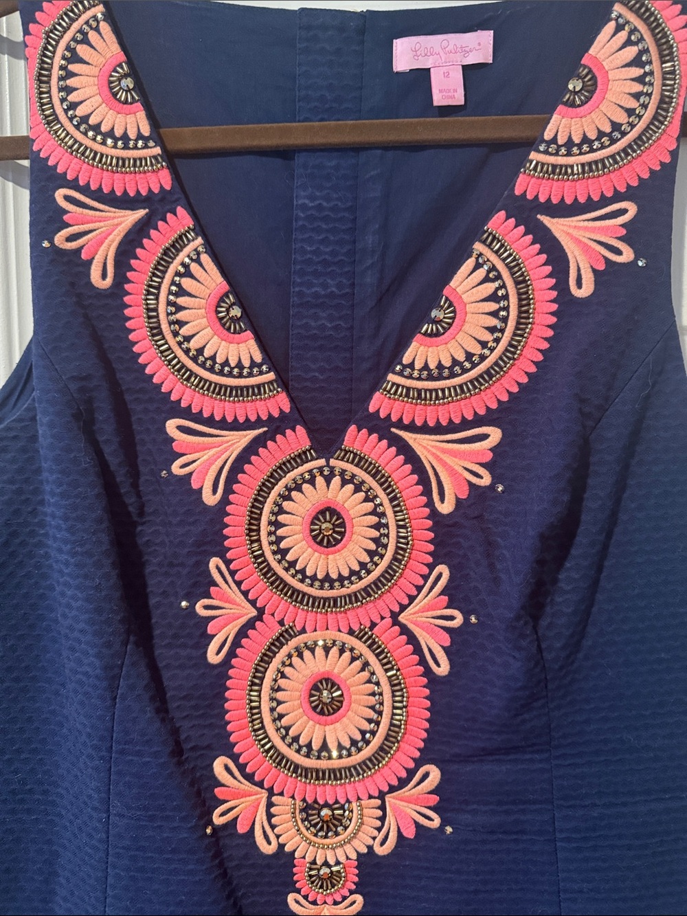 Lilly Pulitzer Size 12 Embellished Dress - Picture 3 of 6
